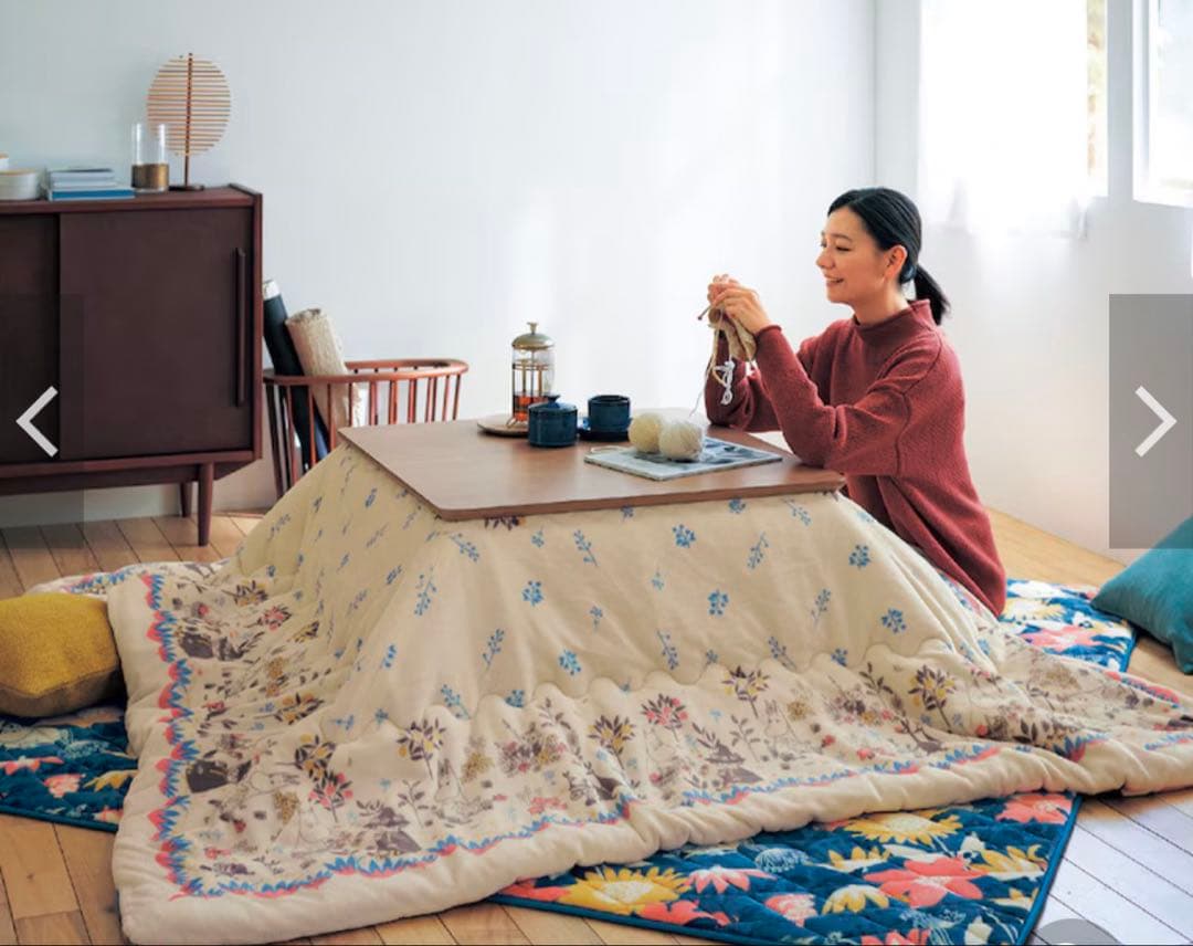 期間限定値引き ムーミン ミー 掛けこたつ布団 リバーシブル