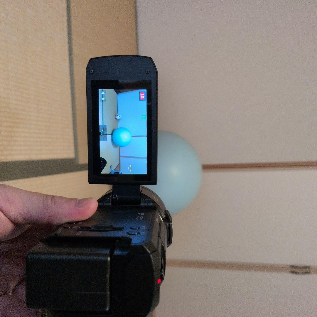 Panasonic HC-VX2MS 4K ビデオカメラ 本体とメモリーカード