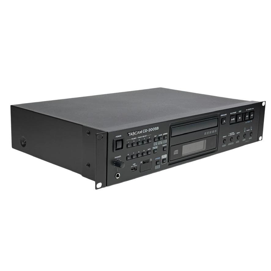 未使用保管品 TASCAM CDプレーヤー SD/USB対応 CD-200SB