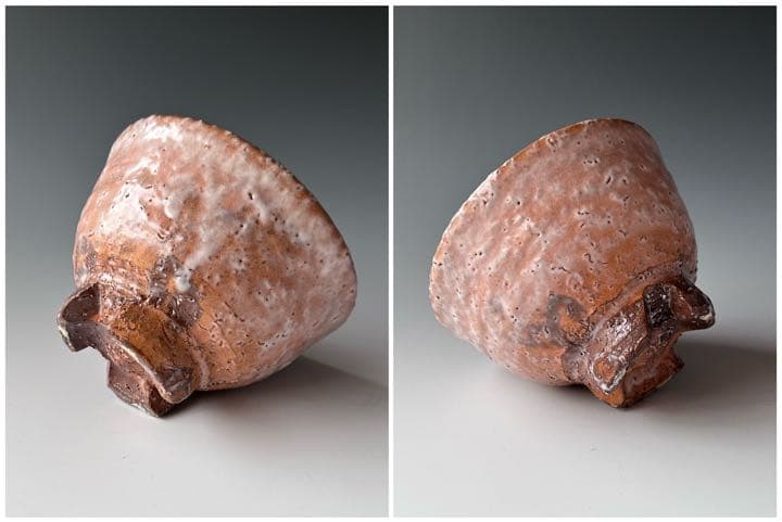 茶道具 萩焼 割高台 茶碗 岡田裕 共箱 陶芸 茶会 稽古 山口県 - メルカリ