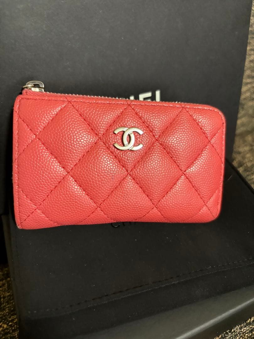 【最終値下げ】CHANEL キャビアスキン ピンク ケース