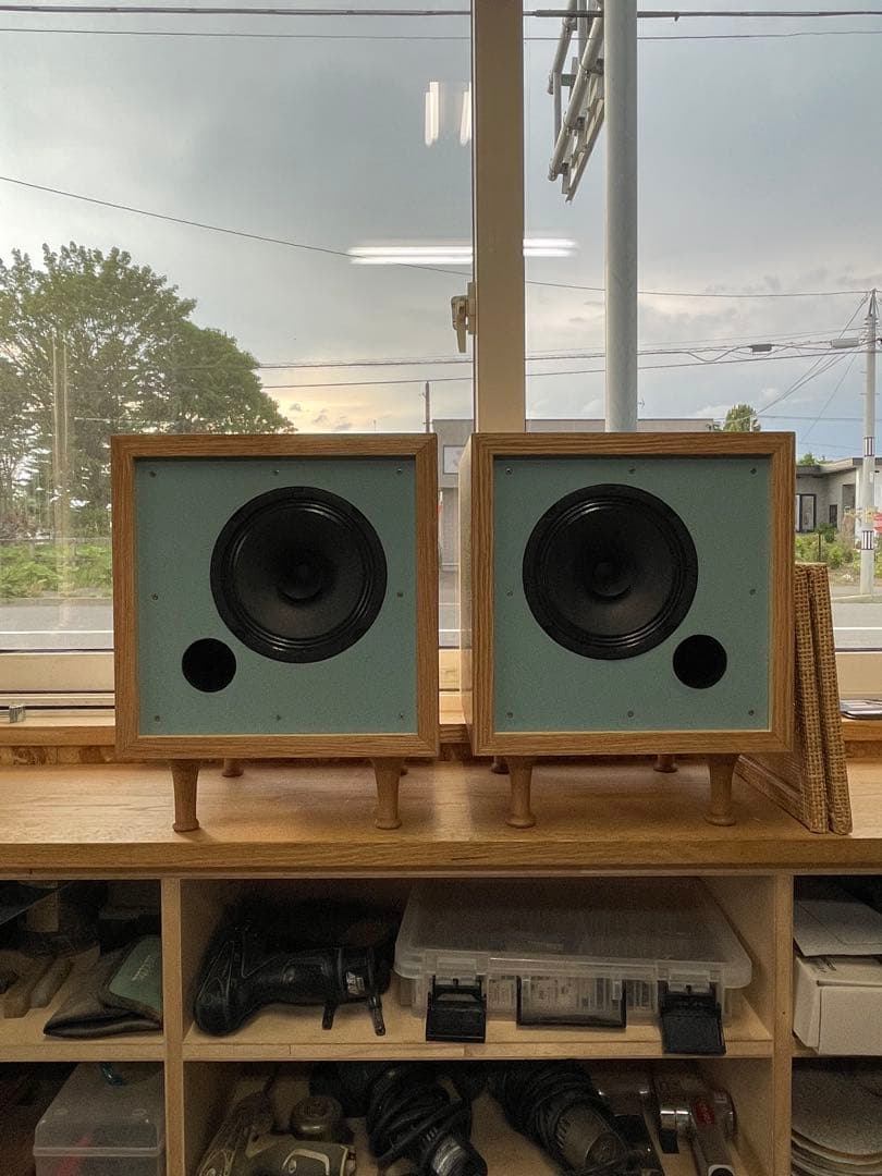 自作バスレフ キューブスピーカー visaton フルレンジ BG17