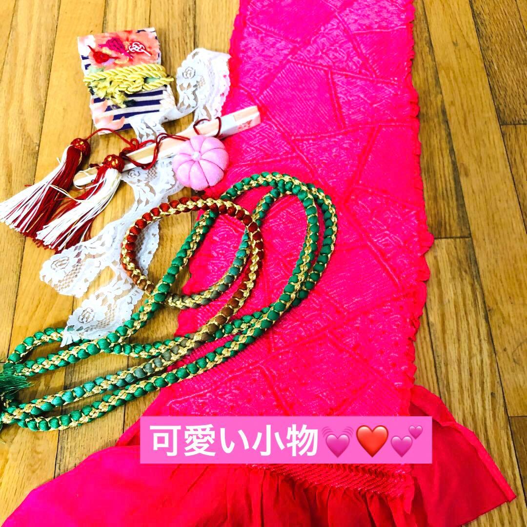 七五三7歳‼️豪華正絹Blue暈し‼️蝶々薔薇金彩金箔‼️完全フルセット✨プリンセス❤️