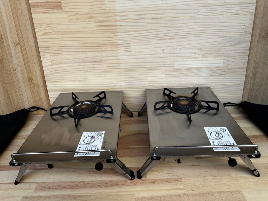 スノーピーク ギガパワー プレートバーナーLI GS-400 2セット(美品)