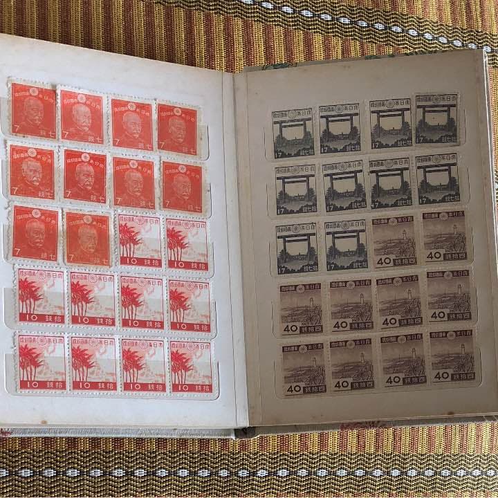 カタログ価格37,！昭和12年〜19年 切手16種各10枚計