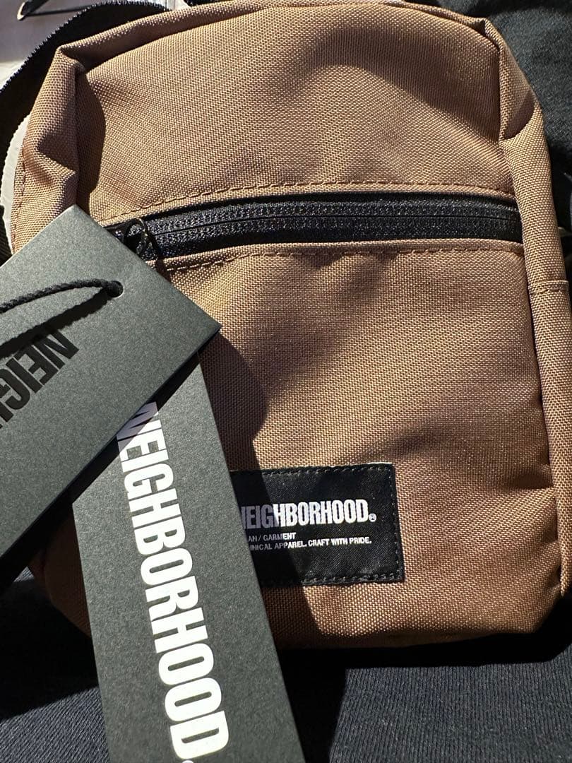大幅値下げ‼️NEIGHBORHOOD. ブラウンミニバッグ 新品