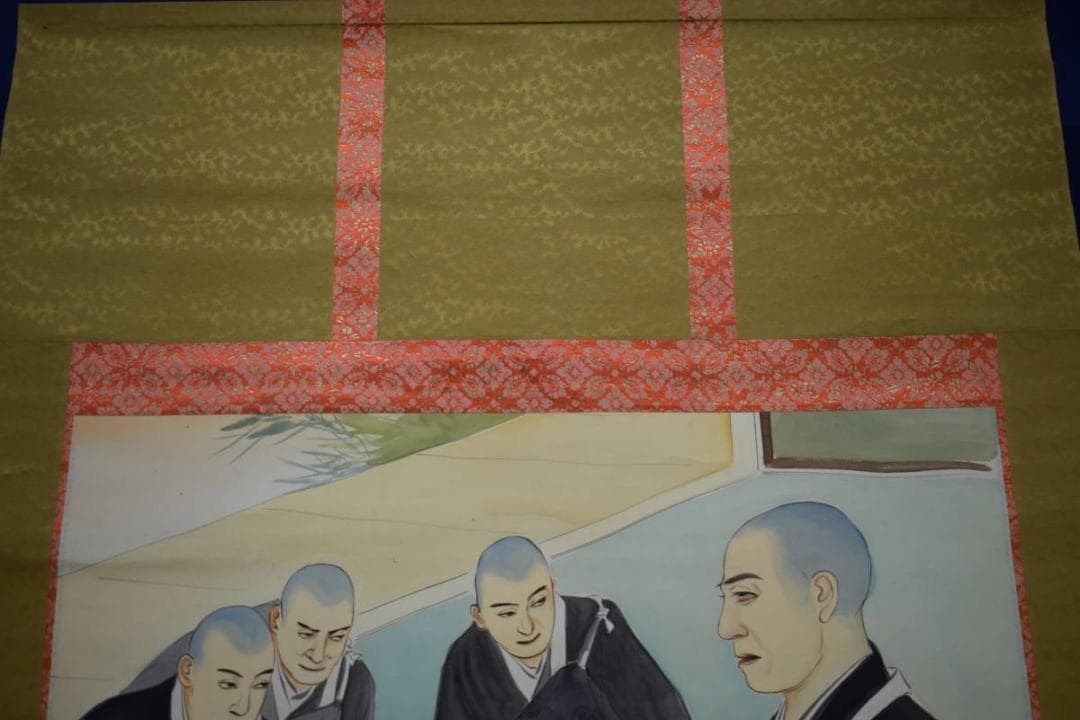 真作/観風/親鸞聖人/人物図/大幅/布袋屋掛軸HK-65