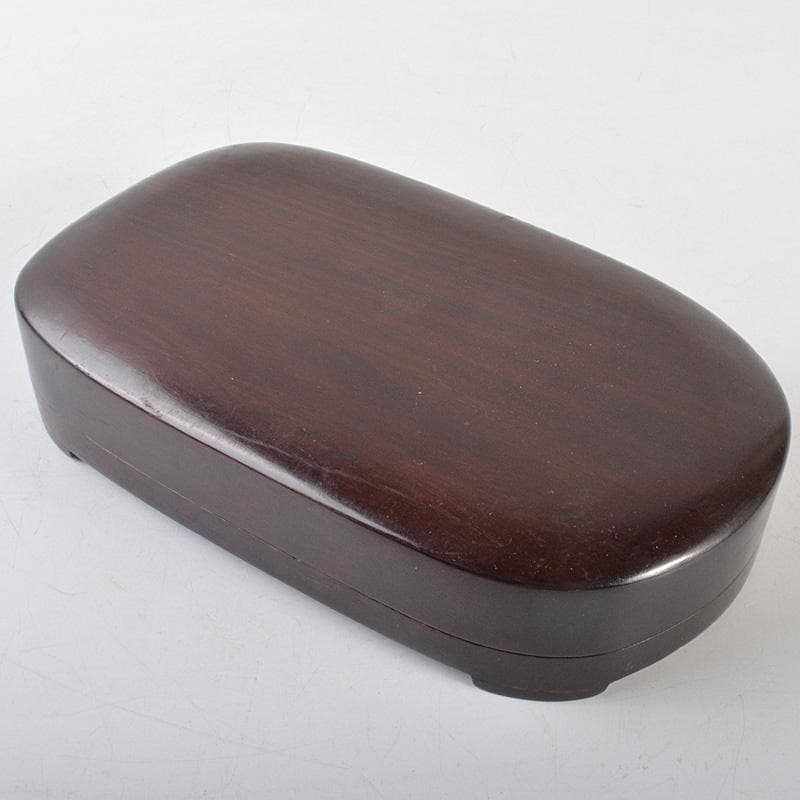 中国 書道具 花刻 端渓硯 唐木箱付 V R7139 - メルカリ