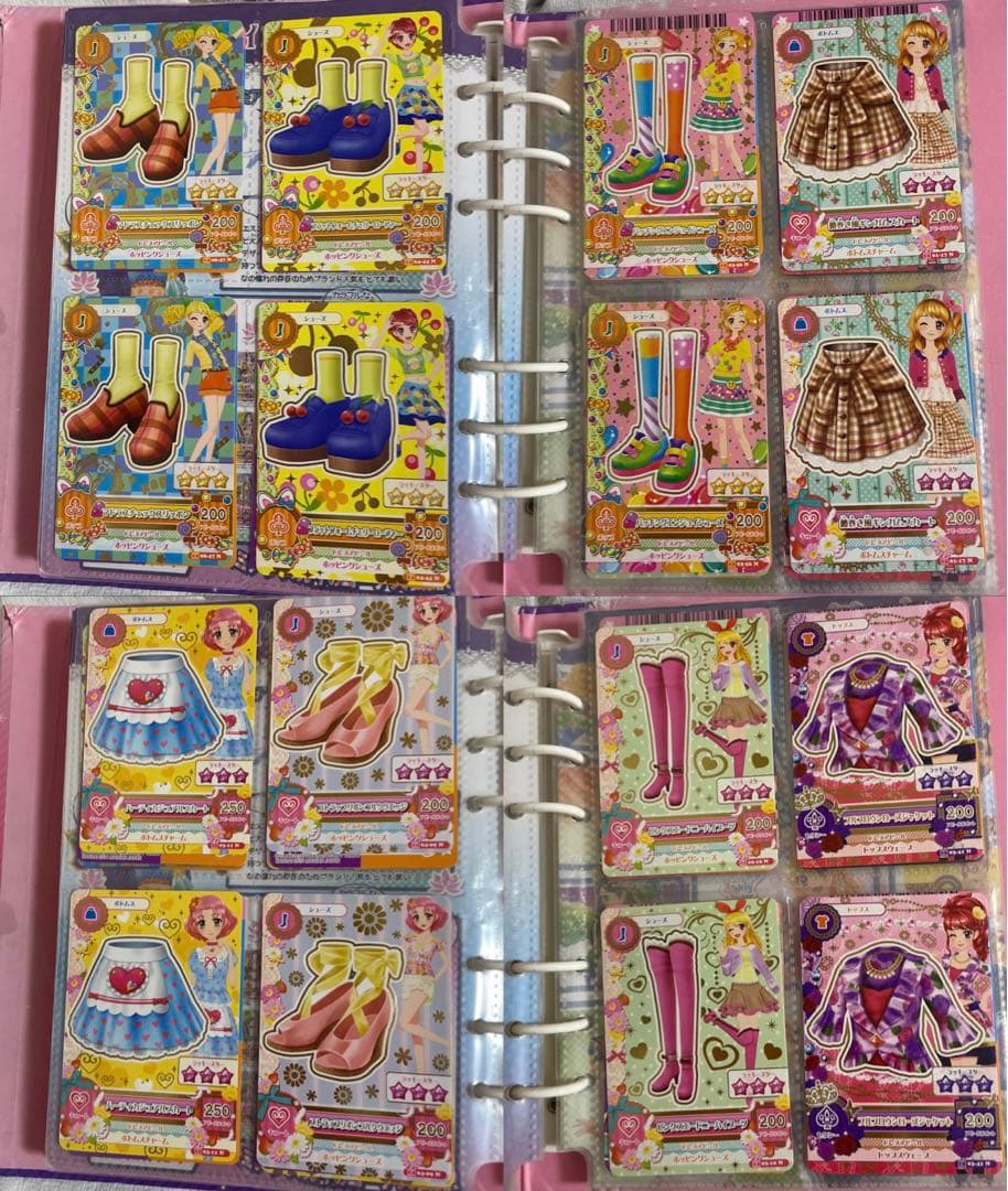 アイカツカードまとめ売り ファイル付き アイカツ 初期メンバー カード