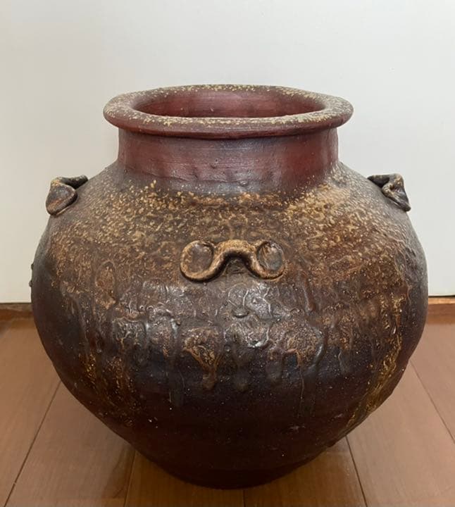 桃山時代備前焼4耳壺