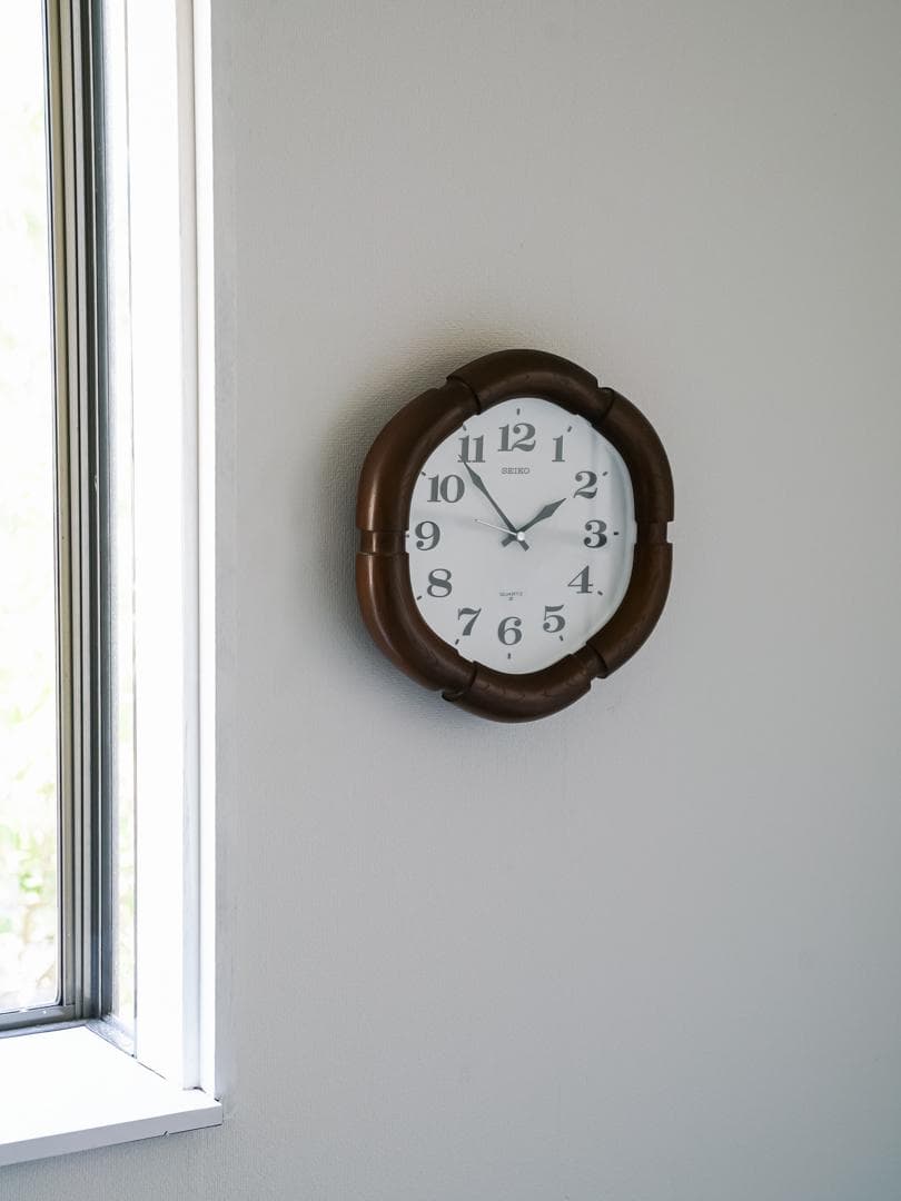 SEIKO vintage wooden 時計 ミッドセンチュリー モダン