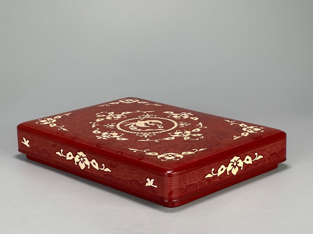 書道具　文房具　硯箱　東雲作　螺鈿　水滴　硯