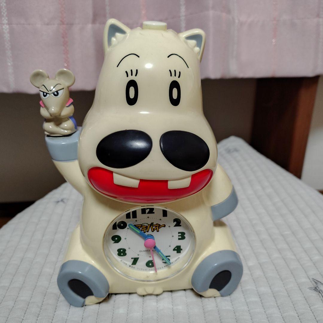 ミドリのマキバオー目覚まし時計 電池付き みどりのマキバオー 目覚まし時計 おしゃべりしますが壊れています