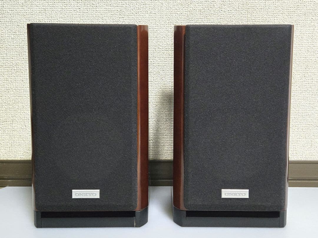ONKYO オンキヨー スピーカー D-508M ペア 木目調 説明書付 - メルカリ