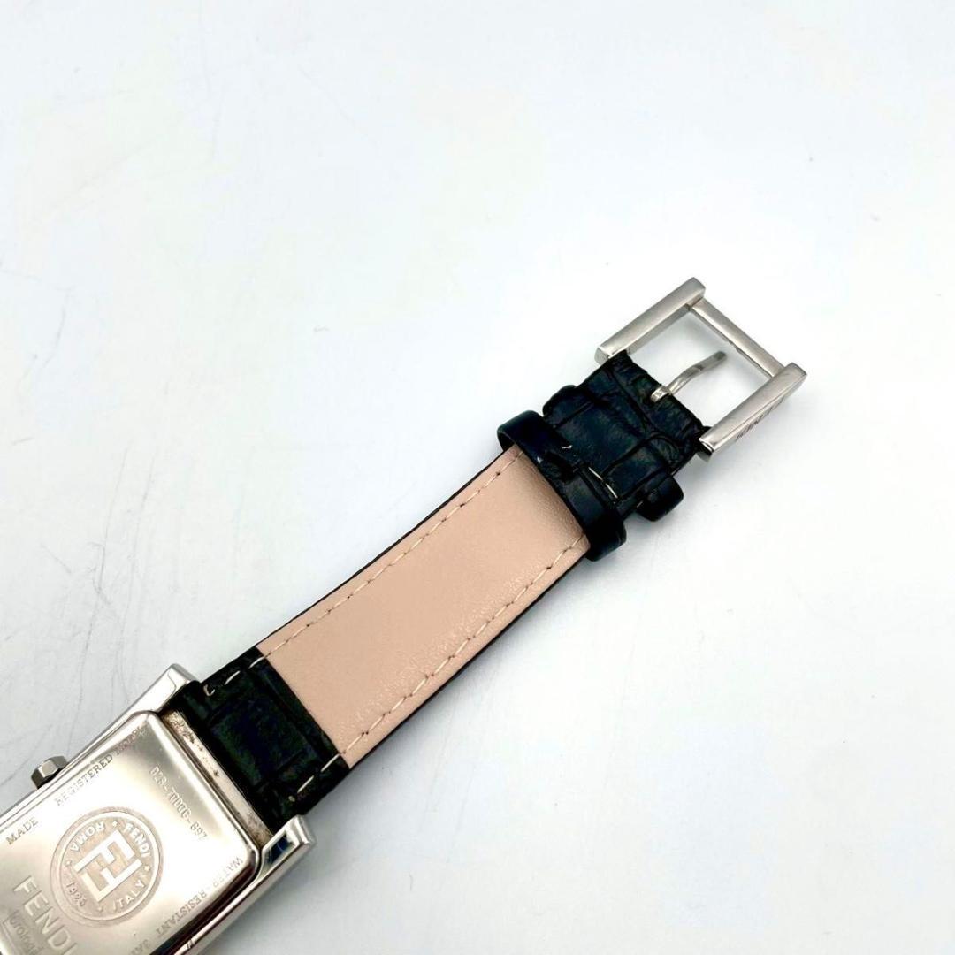 490 新品ベルト フェンディ 7000G 腕時計 スクエア オロロジ スモセコ
