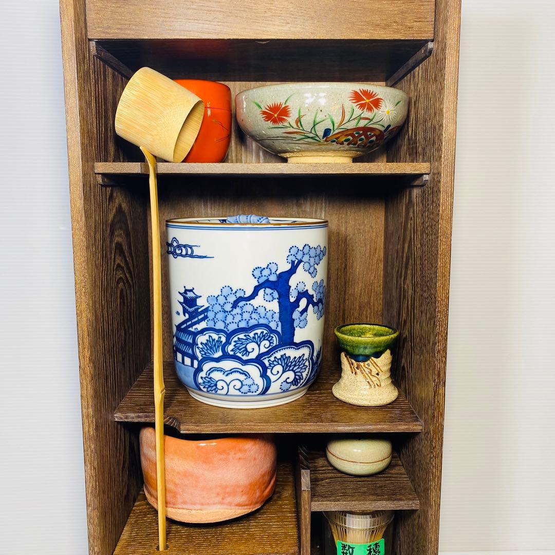 茶道具一式 短冊箱 桑製 旅箪笥 セット 洞華 紫雲 桂窯 - メルカリ