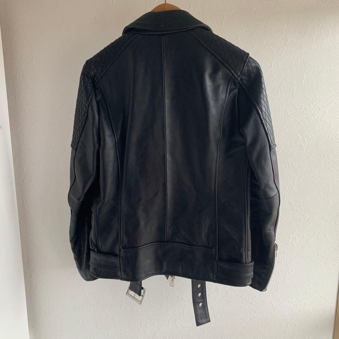 最終値下げy2k FUGA ダブルライダース 本革 レザージャケット - メルカリ