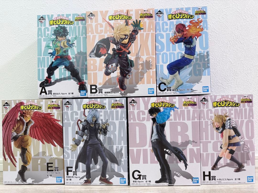 僕のヒーローアカデミア HERO&VILLAINS 一番くじ フィギュア 爆豪