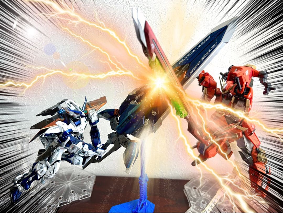 MGアストレイブルーフレームセカンドリバイ & FM ソードカラミティ セット