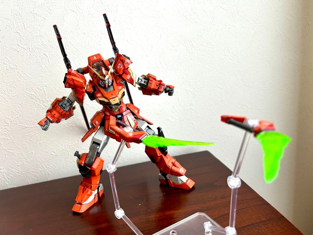 MGアストレイブルーフレームセカンドリバイ & FM ソードカラミティ セット