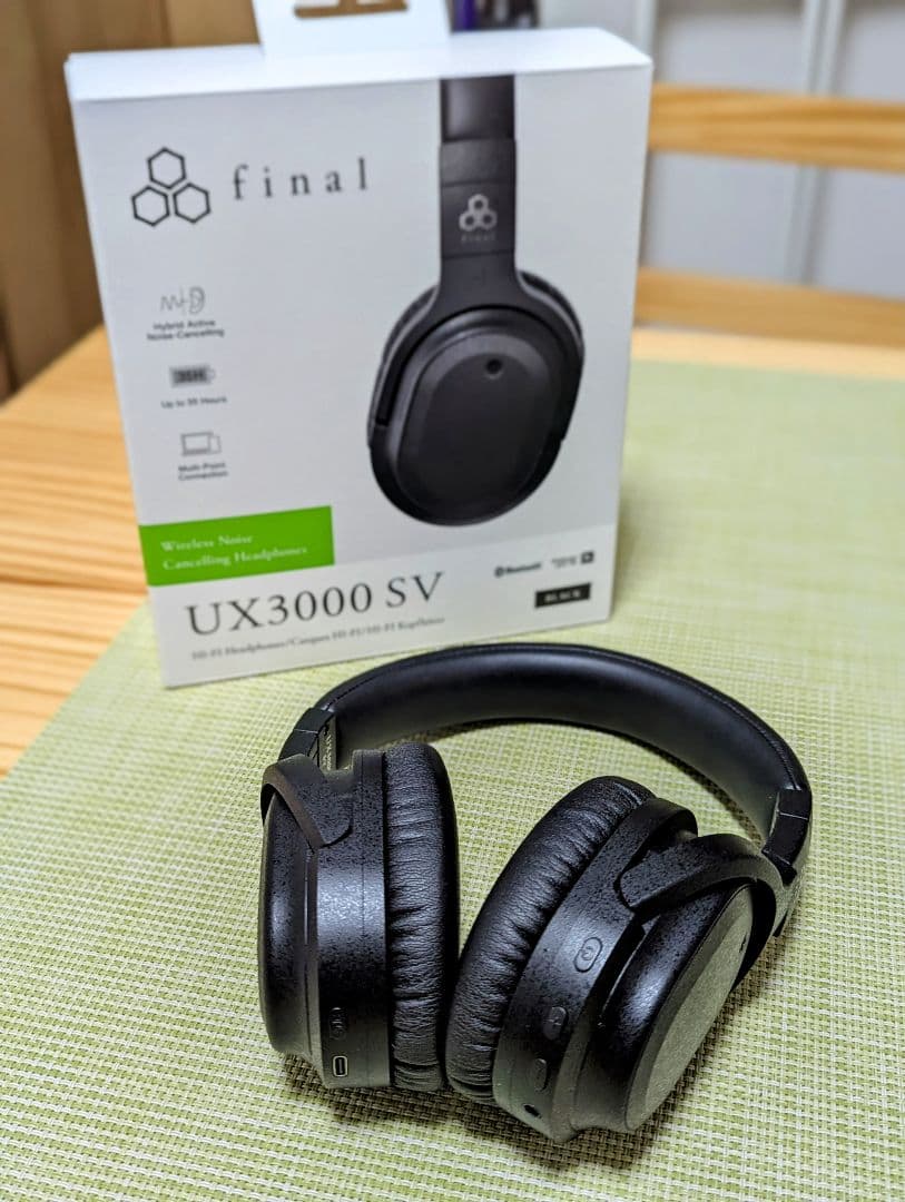 final UX3000 ワイヤレスヘッドホン【箱無しのため値下げしています