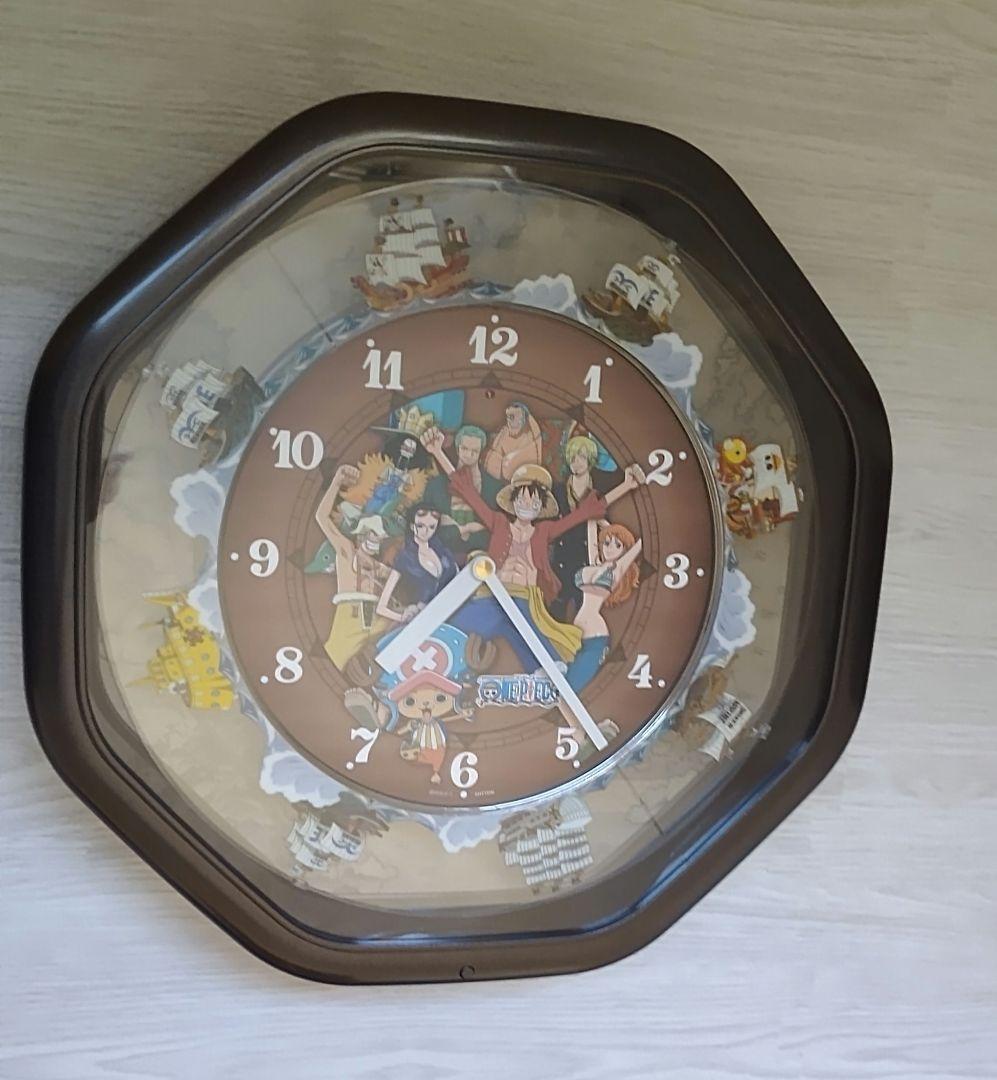 ワンピース　ONE PIECE からくり時計　壁掛け時計　リズム時計