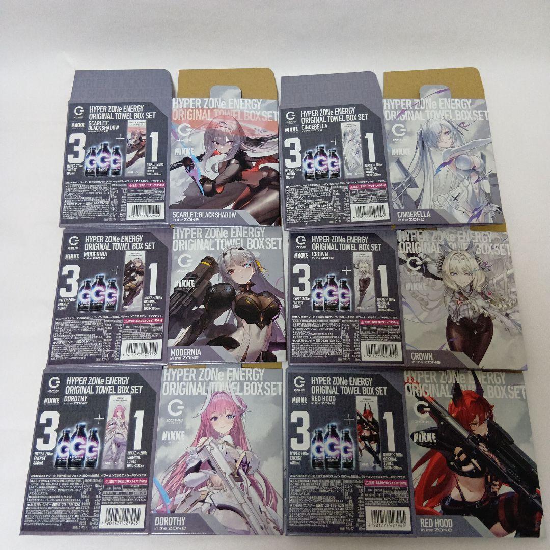 ZONe×NIKKE 勝利の女神 コラボパック 6種 コンプリート ドリンク無し