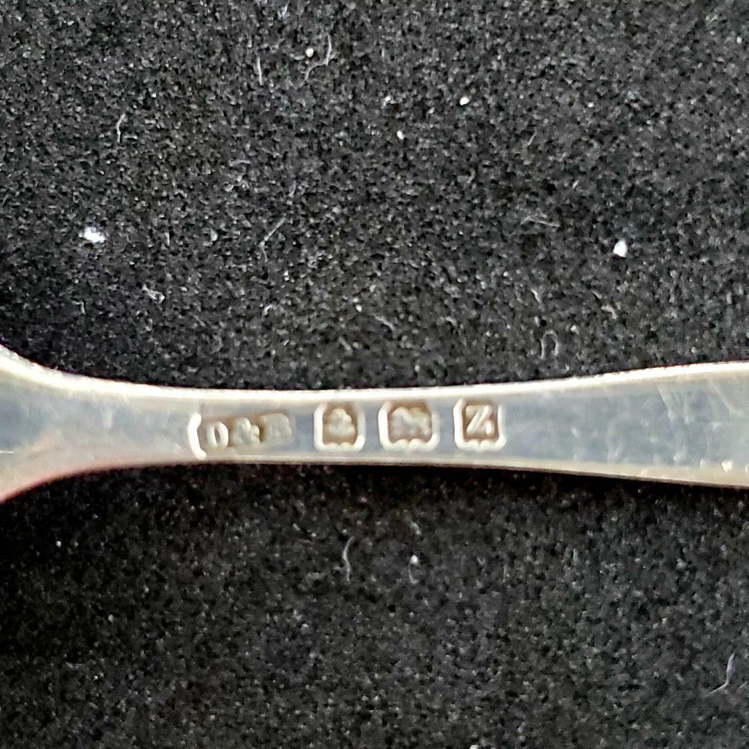 スターリングシルバースプーン6本セット英国アンティーク(1924年製造