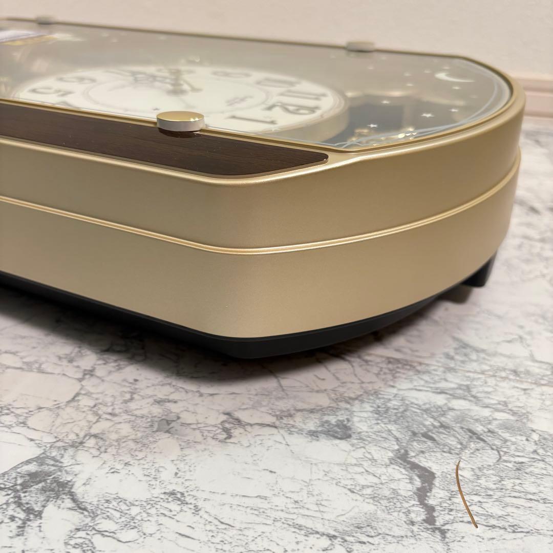 新品✨シチズン　スモールワールドウォッチ　18曲収録　電波時計　カラクリ時計