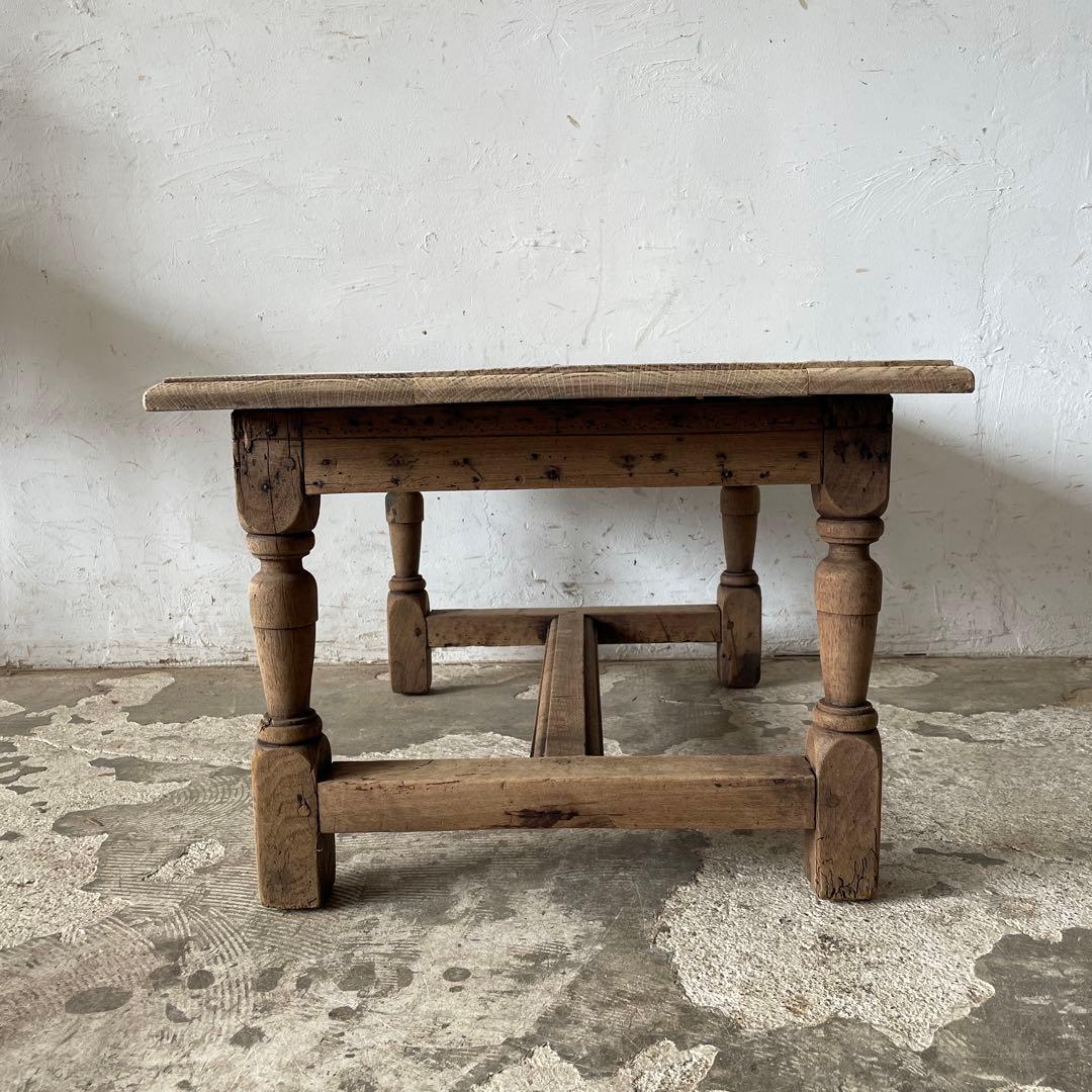 ビンテージ サイドテーブル ベッドサイドテーブル スツール 剥離