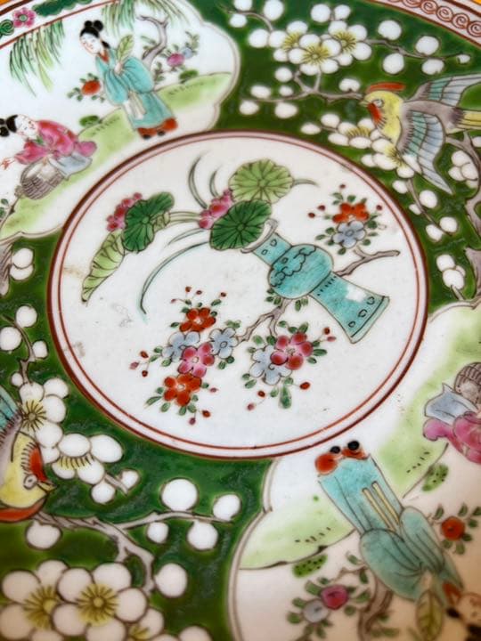 古美術 陶芸中国 中国 古美术 伊万里 九谷 染付花瓶 置物