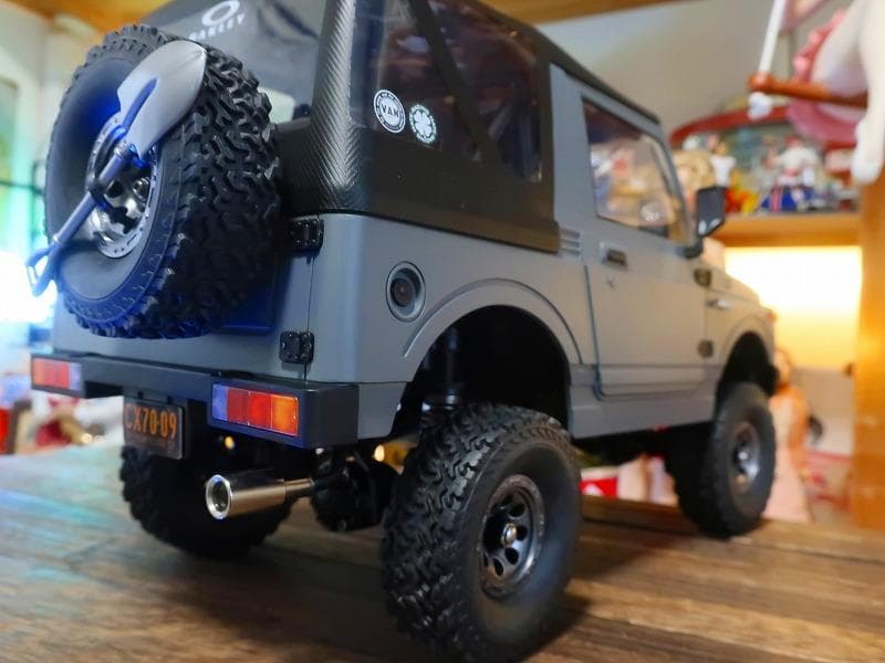 WPL 1/10 ジムニー C74-1 フルセット カスタム グレー クローラー