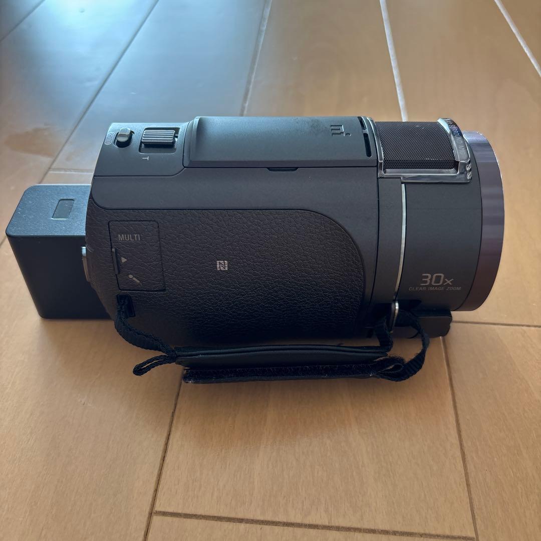 あんこSONY FDR-AX45 4Kビデオカメラ本体 バッテリー付き