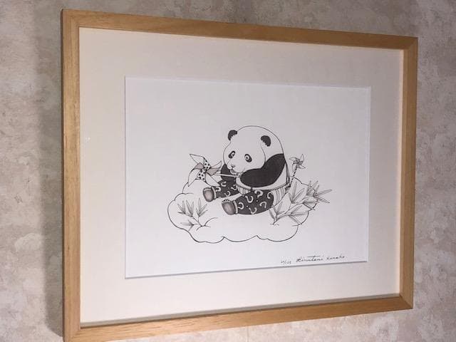 希少作品❗️日本画家☀️絹谷香菜子☀️リトグラフ◆エディション有り◆父：絹谷幸二