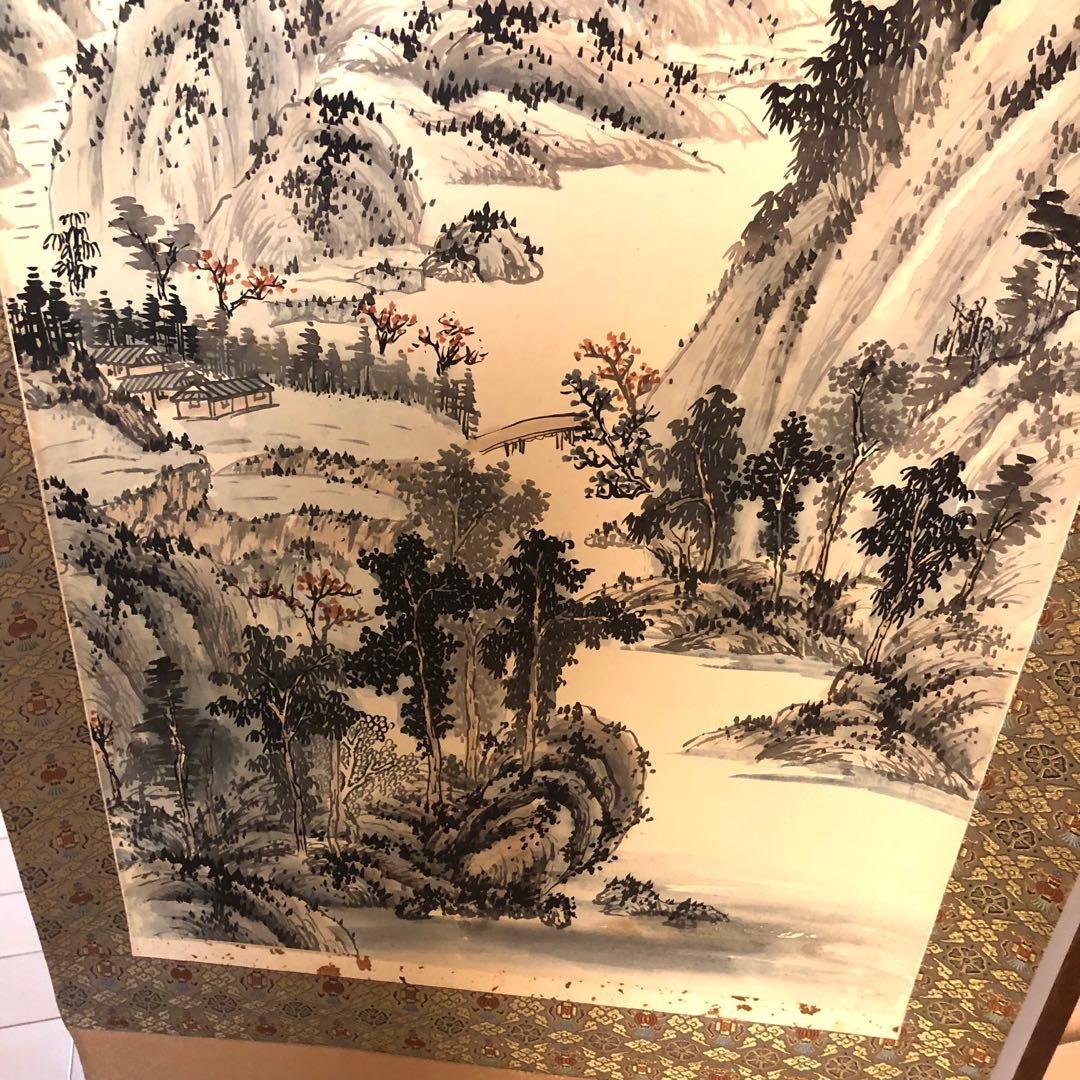 山水画￼掛け軸
