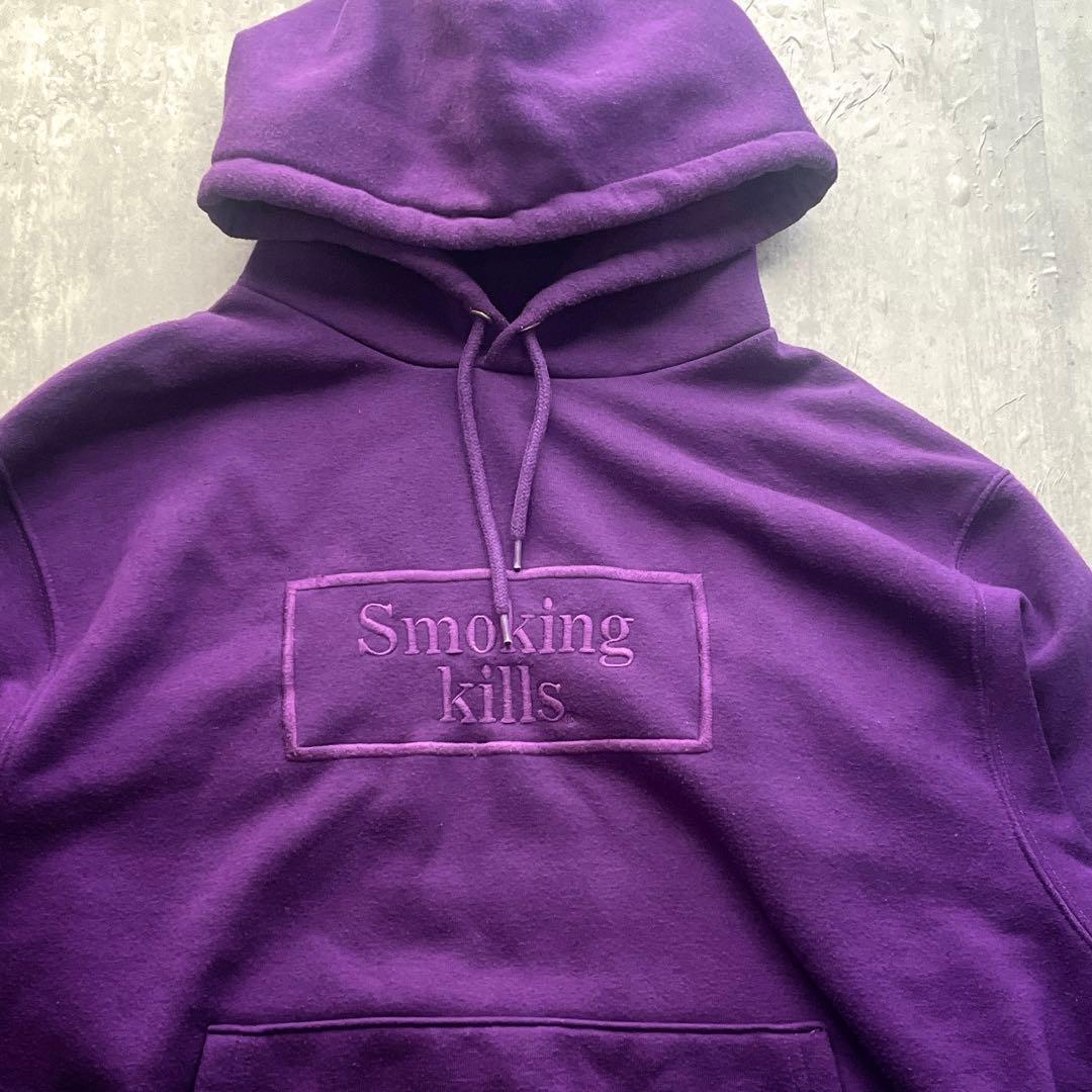 廃盤初期　FR2 撫子限定　smoking kills BOX刺繍　パーカー