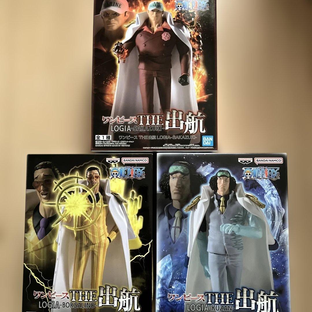 ONEPIECE THE出航 LOGIA フィギュア 黄猿 赤犬 青雉 ロギア - メルカリ