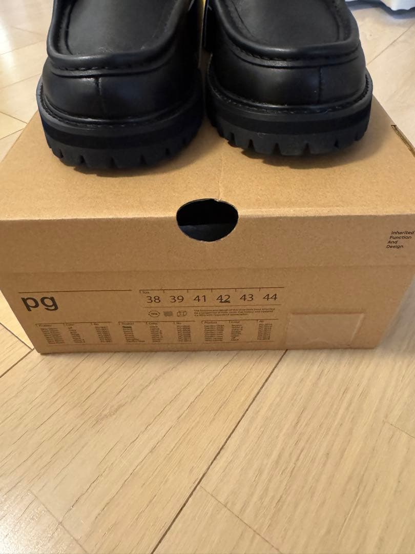 PG × Steven Alan」 KNOCK BLACK LEATHER 42