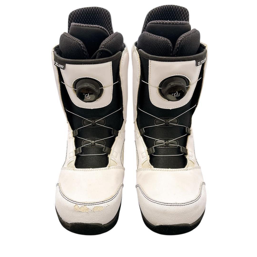 【美品】ZUMA スノーボード ブーツ ツマ ホワイト BOA 27.0