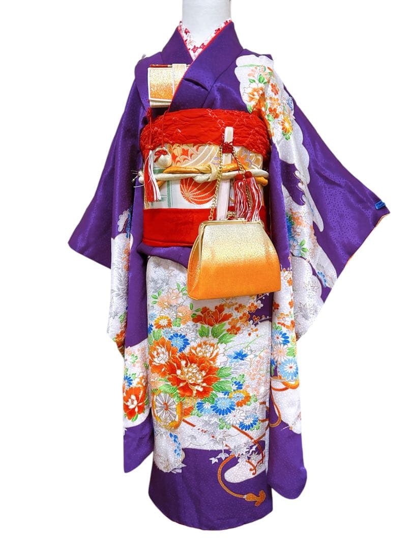 お買い得品♡七五三　7歳　女の子　セット　紫系