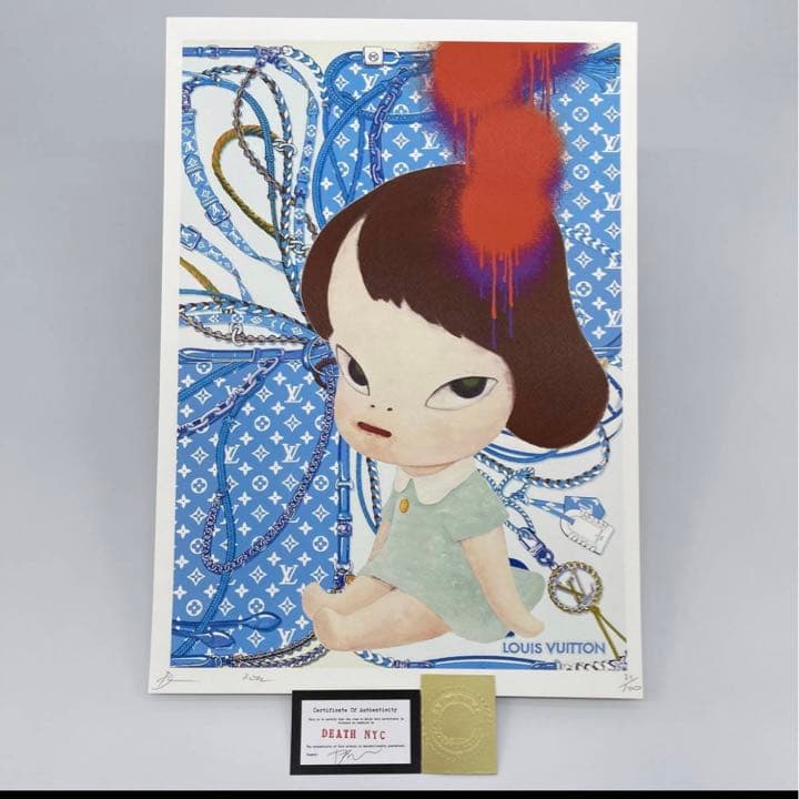 DEATH NYC 世界限定100枚 アートポスター 奈良美智／LV S1152