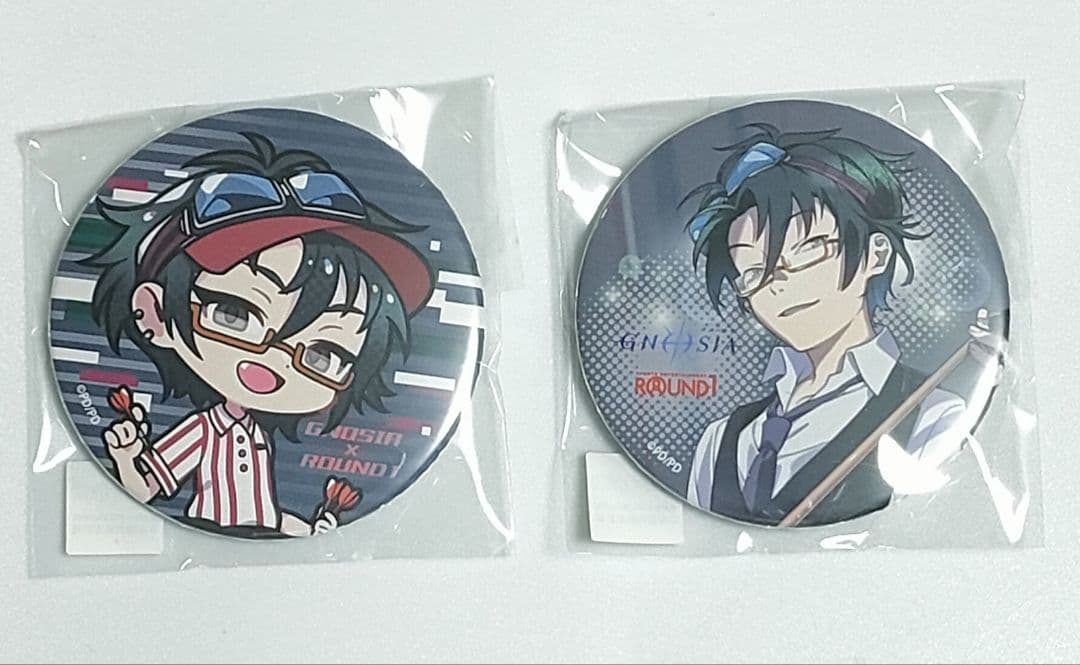 グノーシア ラウンドワン コラボ 缶バッジ 2個 セット 沙明 - メルカリ