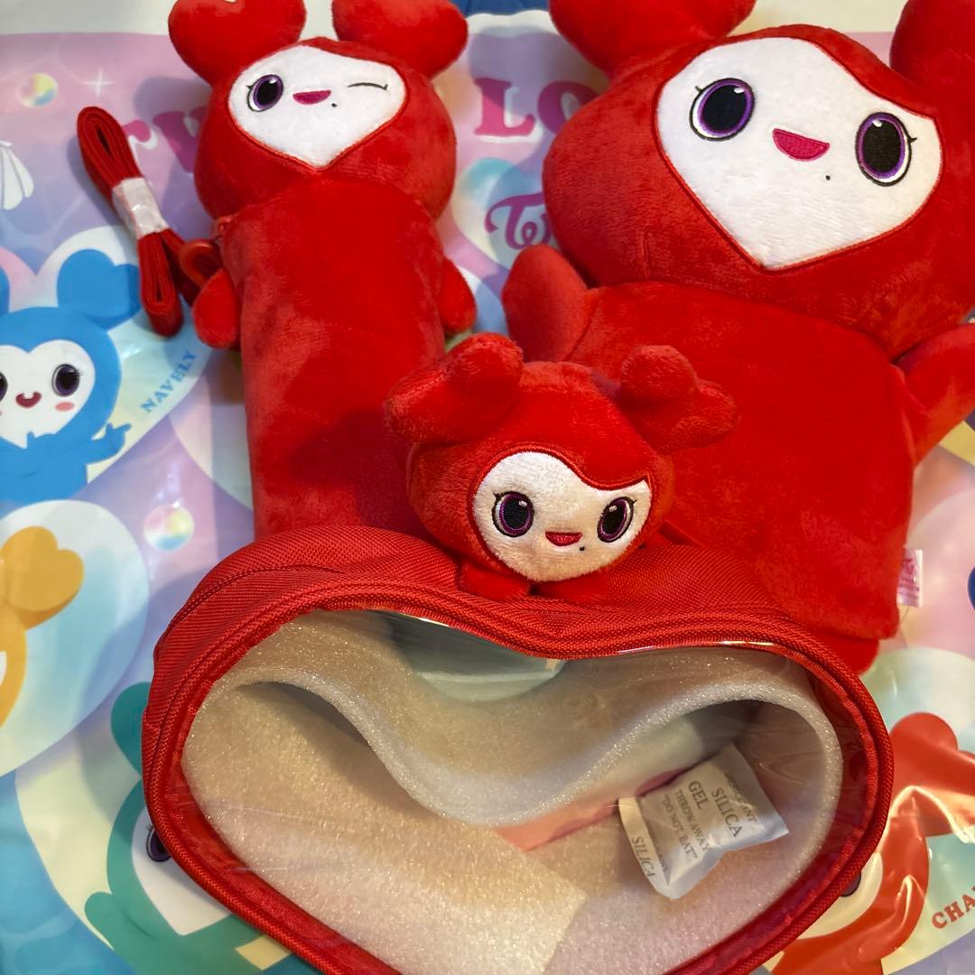 TWICE LOVELYS GiGO限定ぴょこきゅんボディバッグ9種コンプセット GiGO