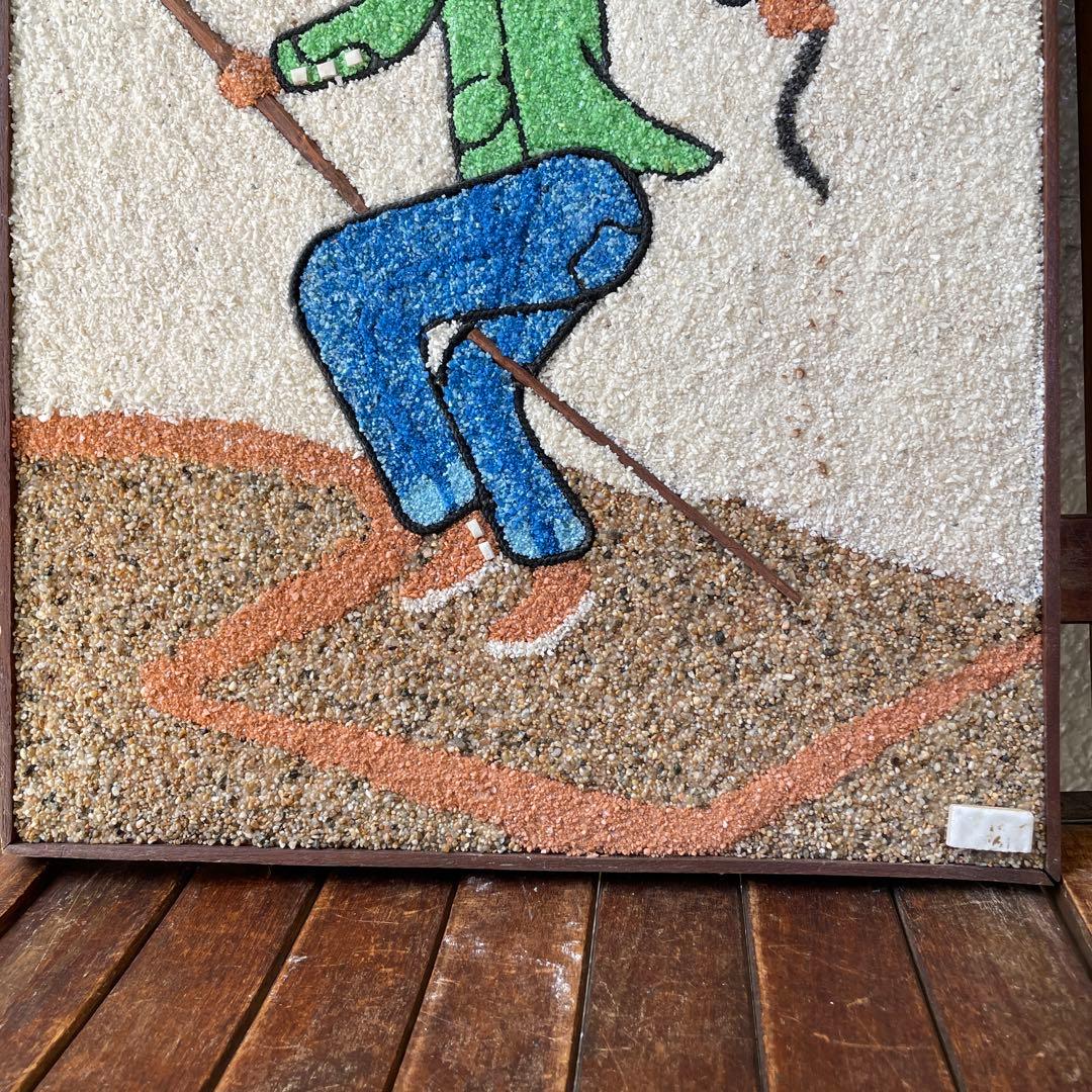 貴重BIG！アメリカアンティーク　精霊&インディアンの壁掛け　ネイティブUSA