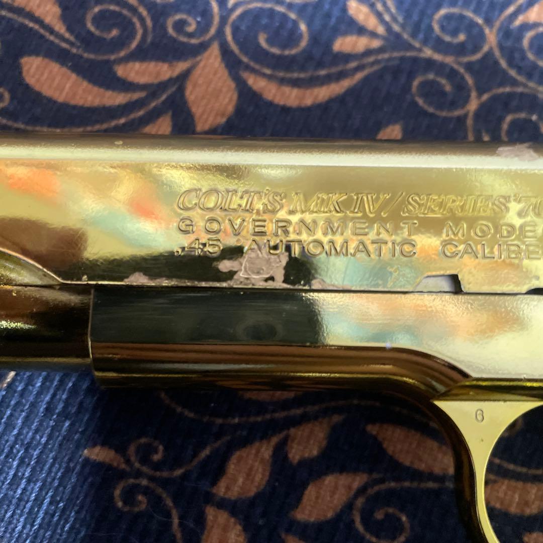 東京マルイ コルトガバメント ゴールド塗装