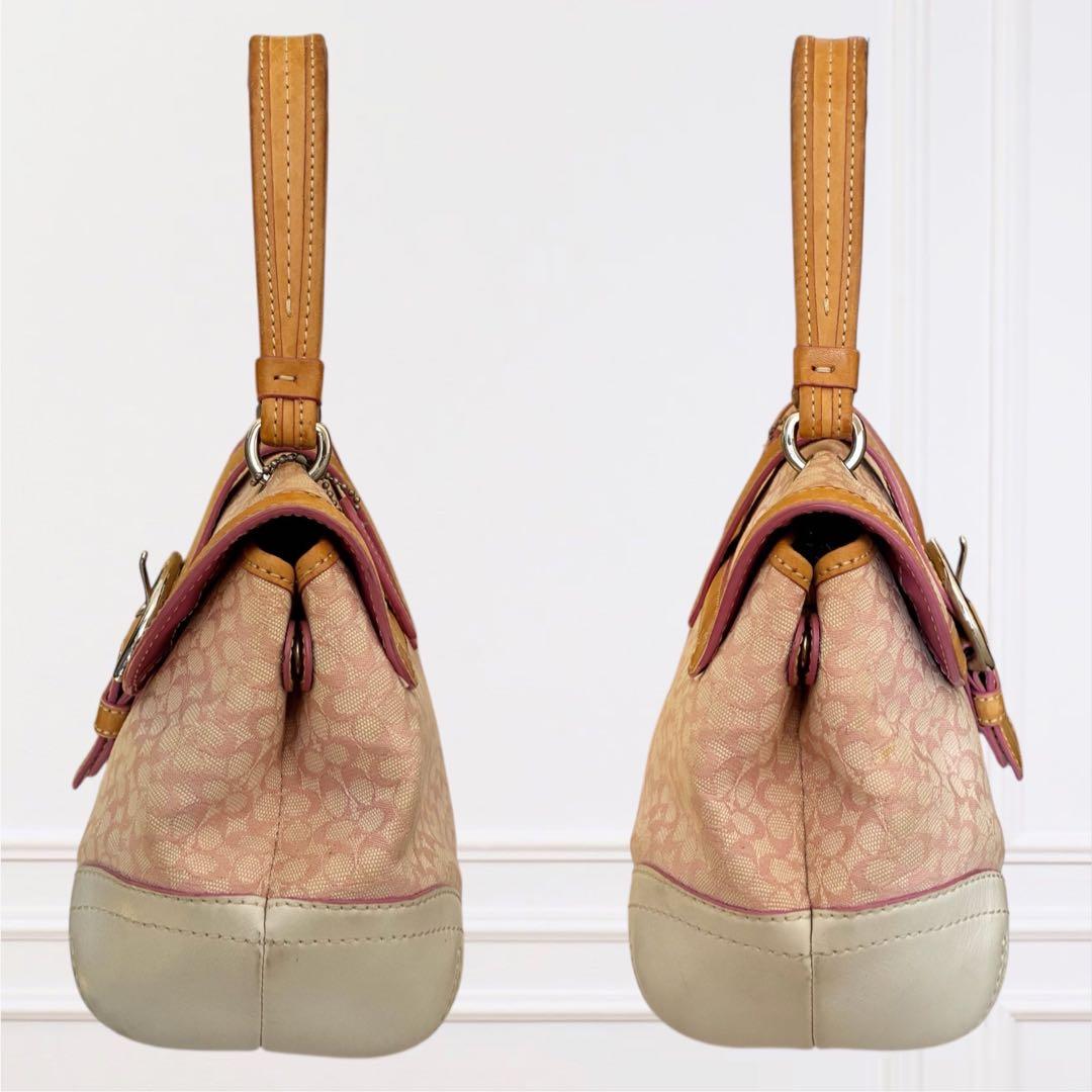 COACH コーチ SOHO ソーホー ハンドバッグ ショルダー ポーチ ピンク