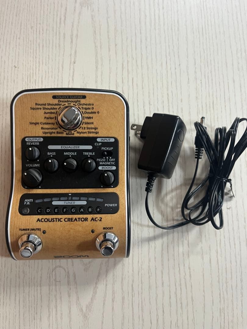 ZOOM AC-2 アコースティックエフェクター AC-2 Acoustic Creator | ZOOM