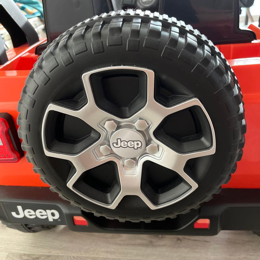 ジープ　ラジコン　オレンジ　電動車用ラジコンカー　キッズカー