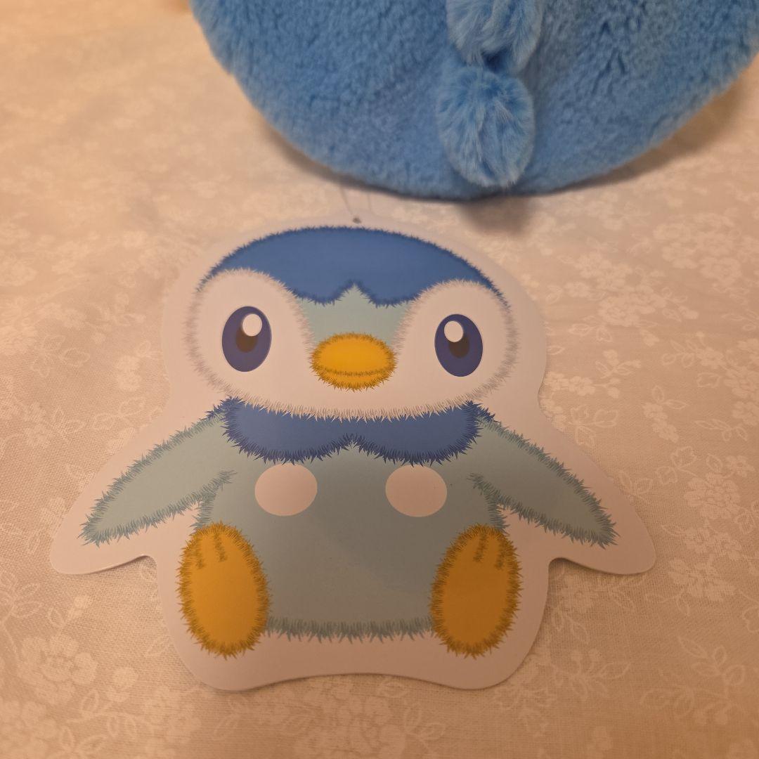 新品タグ付き ふわふわ抱きぬいぐるみ ポッチャマ ポケモンセンター