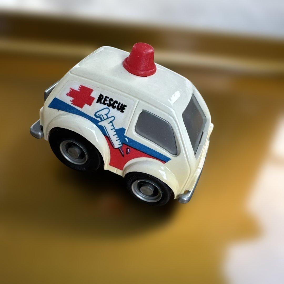 初期 チョロQ 日本製 豆ダッシュ Bセット ? VANMAN 救急車